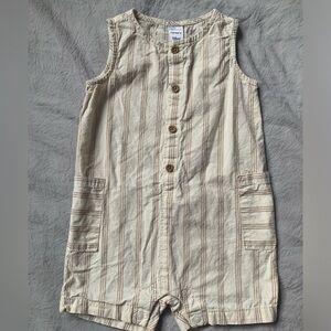 100% Cotton Neutral Romper